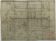 FUNDAMENTPLATTE DER NORDKASERNE DER BEFESTIGUNGEN BEI ILLINGEN.