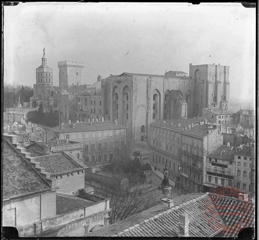 Avignon en novembre 1902 - Palais des Papes