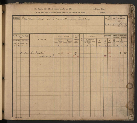 Matrice cadastrale : folios hors d'usage (1910)