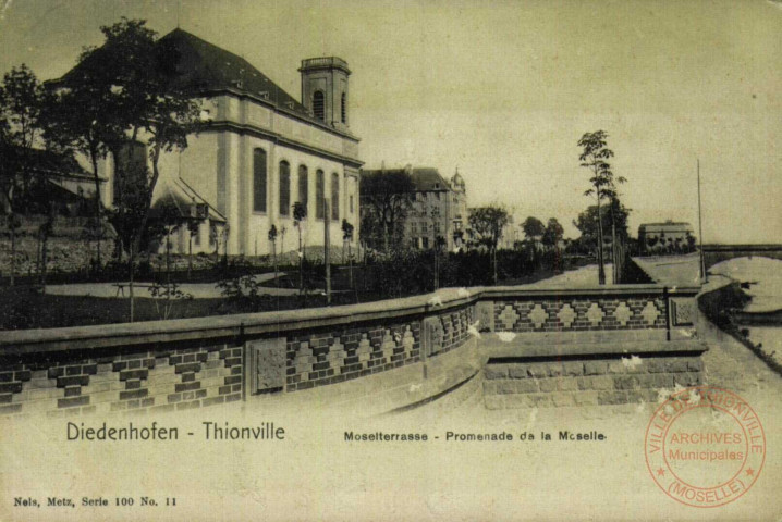 Diedenhofen - Moselterasse / Thionville - Promenade de la Moselle