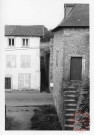 Escalier d'accès à la tour de la porte de Sierck à Rodemack