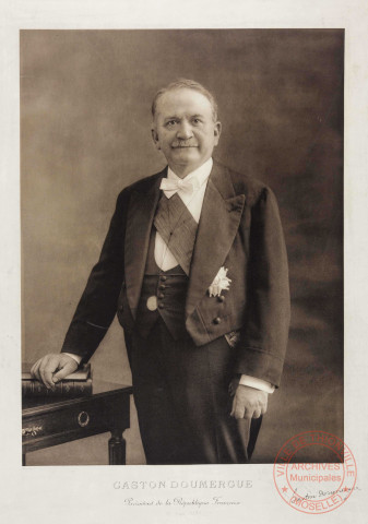 Gaston Doumergue - Président de la République Française - 13 juin 1924