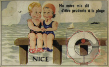 NICE - ' Ma mère m'a dit d'être prudente à la plage'