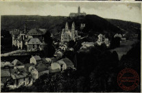 Clervaux - Vue générale - L'Abbaye et le Château