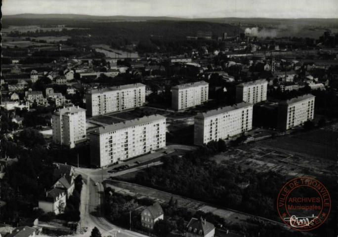 Thionville (Moselle) - Vue aérienne - Citée Médoc