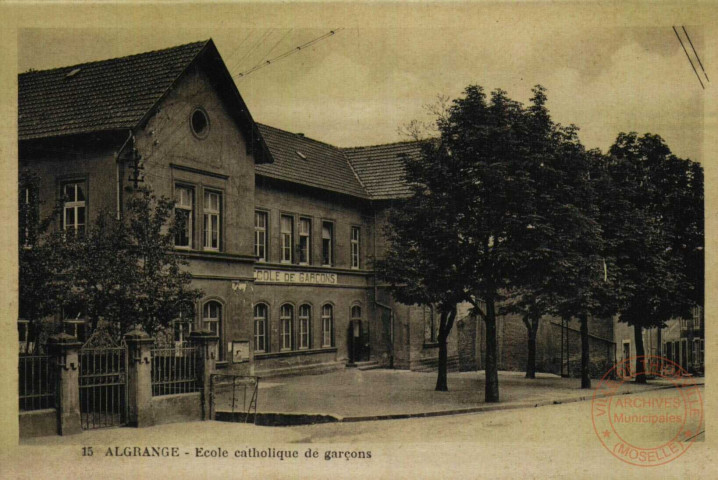 Algrange - Ecole catholique de garçons