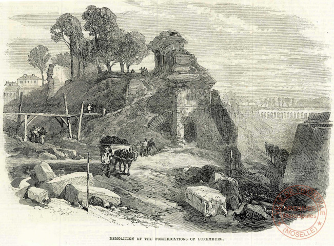 Demolition of the fortifications of Luxembourg