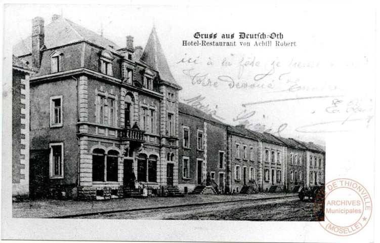 Gruss aus Deutfch-oth / Hôtel-Restaurant von Achill Robert