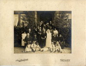 [Photographie du mariage de Léon Martha avec Yvonne Hourte en 1923]
