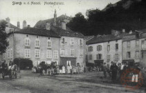 Sierck a.d. Mosel. - Morbachplatz - Sierck en 1907 - La place Morbach