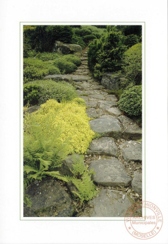 Escaliers, degrés et emmarchements - Jardin de Callunes à Ban-de-Sapt Vosges