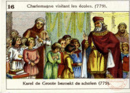 Charlemagne visitant les écoles (779)