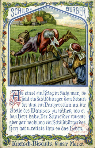 Les Schildbürger sont un sujet de la tradition allemande - Scènes de vie des habitants du village