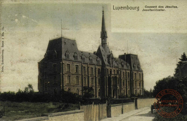 Luxembourg. Couvent des Jésuites.