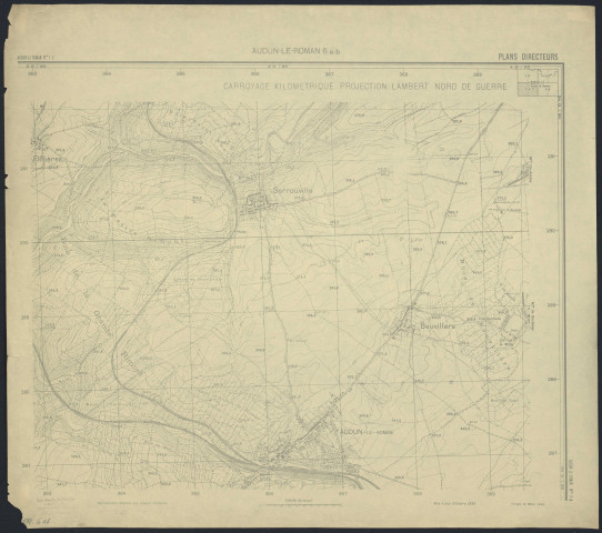 PLANS DIRECTEURS : AUDUN-LE-ROMAN 6 a-b