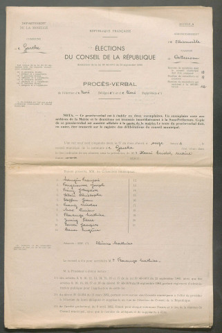 Registre de délibérations (1945-1953)