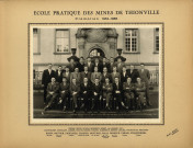 École pratique des mines de Thionville. Promotion 1954-1956.