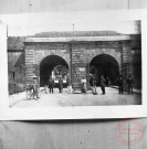 Porte de Metz à Thionville en 1900 - Reproduction d'une photo de Engel