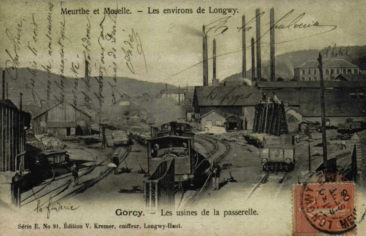 Les Environs de Longwy (Meurthe-et-Moselle) - Gorcy - Les Usines de la Passerelle