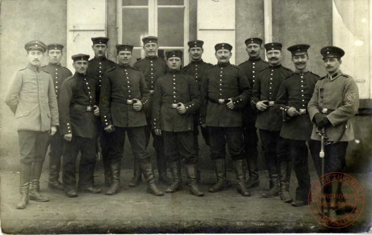 [Soldats allemands du 135e RI en février 1914]