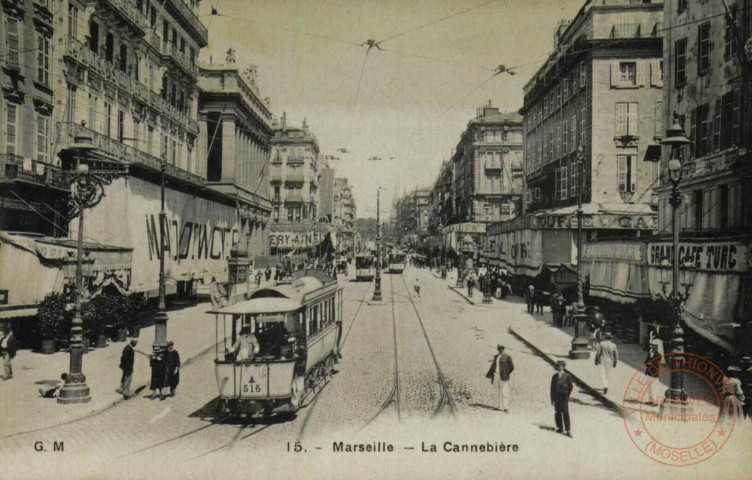 MARSEILLE -La Cannebière
