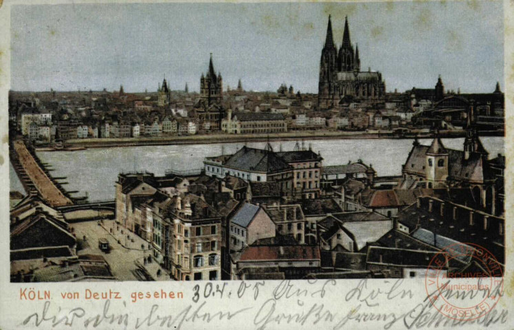 Köln von Deustz gesehen