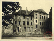 Hôtel des Créhange-Pittange après les bombardements