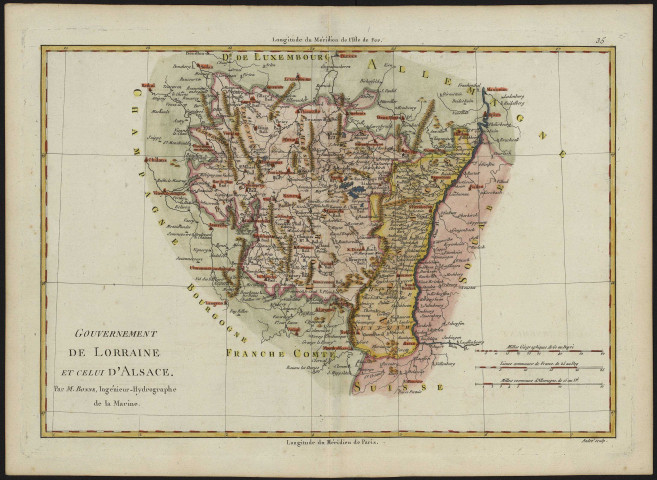 GOUVERNEMENT DE LORRAINE ET CELUI D'ALSACE