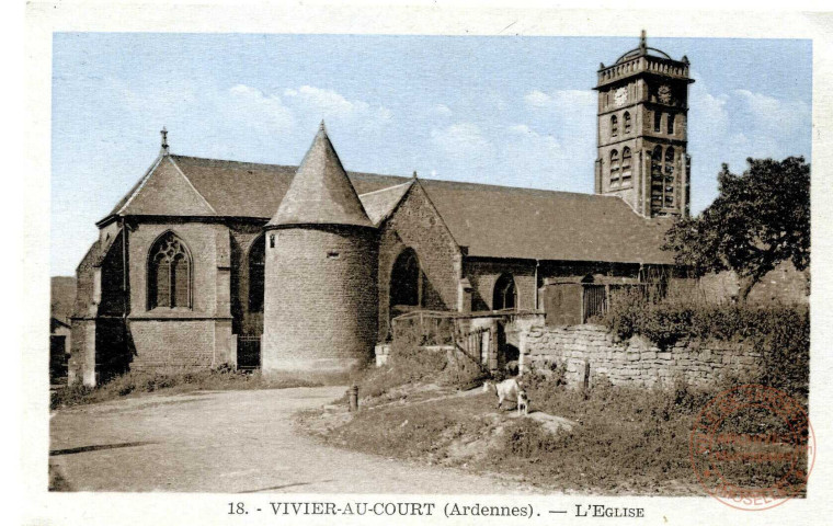 Vivier-au-Court (Ardennes) - l'Eglise
