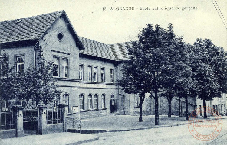 école catholique de garçons