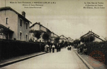 Mines de Saint-Pierremont à Mancieulles (M.-et-M.). Miniera di Saint-Pierremont. Grube Saint-Pierremont. La Cité rue de Verdun. Il Quartiere via Verdun. Diekolonien, rue de Verdun