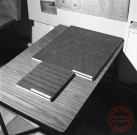 Exposition sur les fortifications à Thionville en 1970 par Georges Martig - Maquettes, obstacles antichars et réseaux de barbelés
