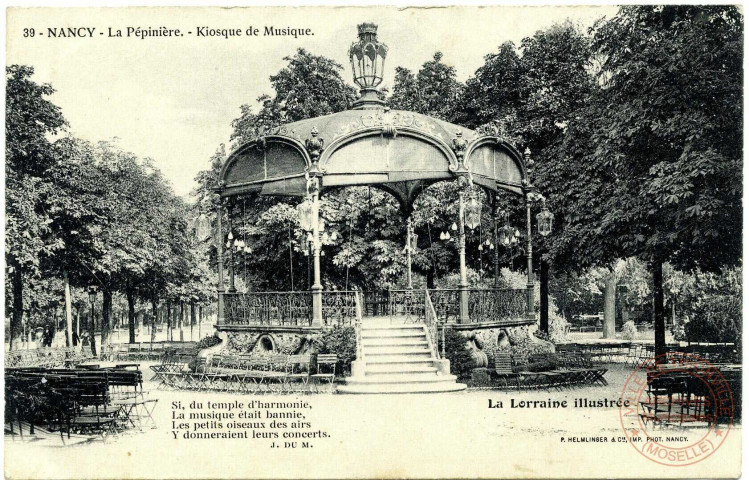 Nancy - La Pépinière - Kiosque de Musique