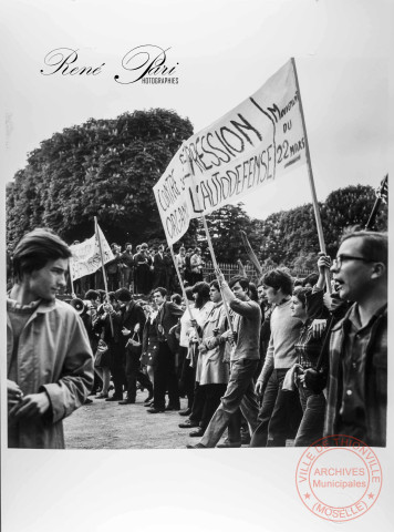 Mai 1968 - Paris, quartier latin - Manifestation
