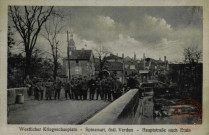 Westlicher Kriegsschauplatz - Spincourt : östl. : Verdun : Hauptstrasse nach Etain