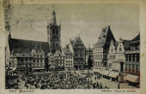 Trier.Hauptmarkt , Trèves. Place du Marché.