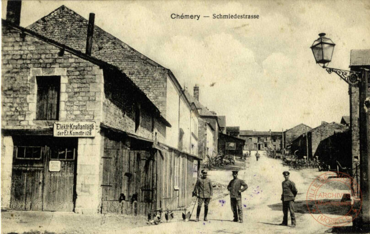 Chémery - Schmiedestrasse - Elektr. Kraftanlage der Et. Komdtr. 128