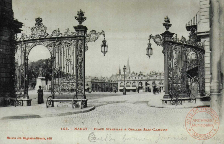 Nancy / Place Stanislas et Grilles Jean Lamour