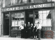 Café de "La Lune", A. Sailliet, 4 rue du Vieux Collège en 1947