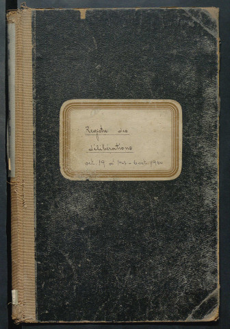 Registre de délibérations de Koeking (1945-1960)