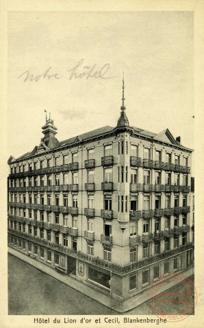 Dépendance de l'Hôtel du Lion et Cécil, Blankenberghe.