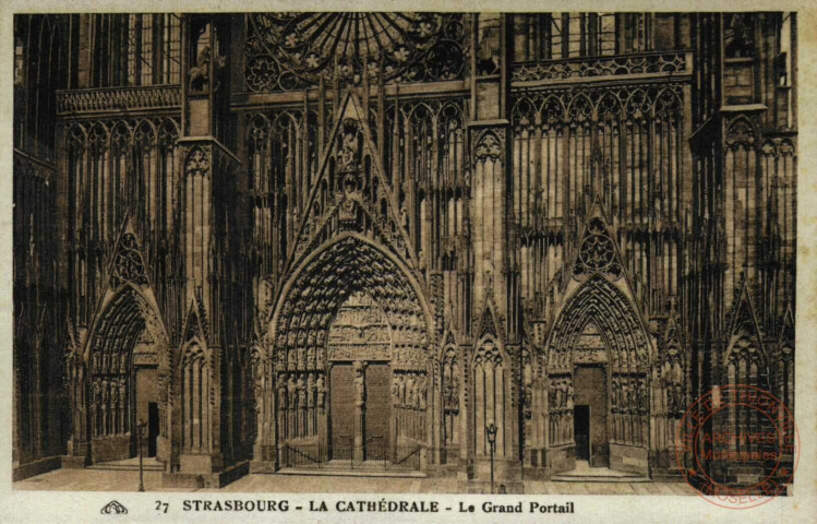 Strasbourg : La Cathédrale : Le Grand Portail