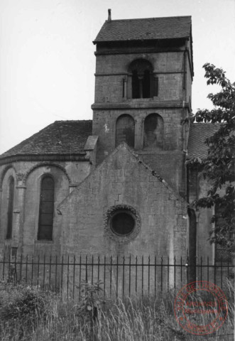 Chapelle Saint-Nicolas de Morlange (commune de Fameck), 121 rue Saint-Roch. Pignon nord du transept