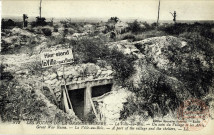 Les Ruines de la Grande Guerre - La Ville-au-Bois -Uun coin du Village et les Abris