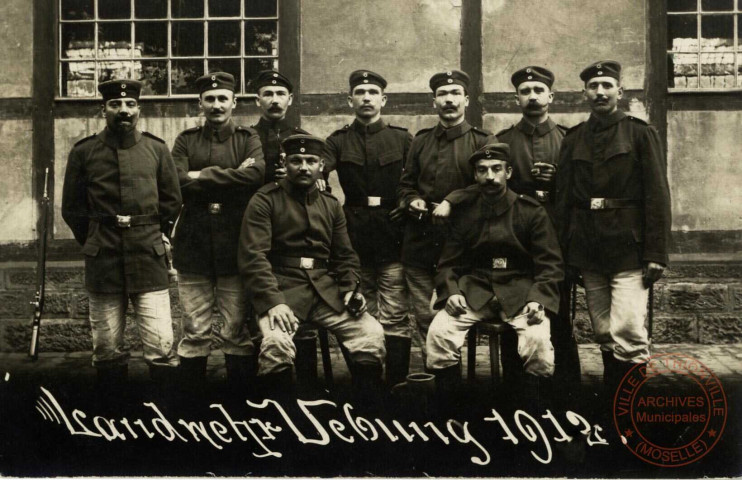 Landwehr Uebung 1912.