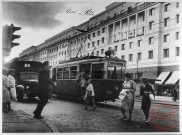 Le tramway à Varsovie en 1953