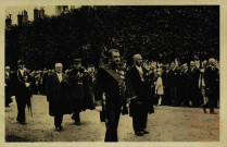 Funérailles Nationales du Maréchal Lyautey à Nancy le 02 août 1934 - le Président de la République et les Membres du Gouvernement