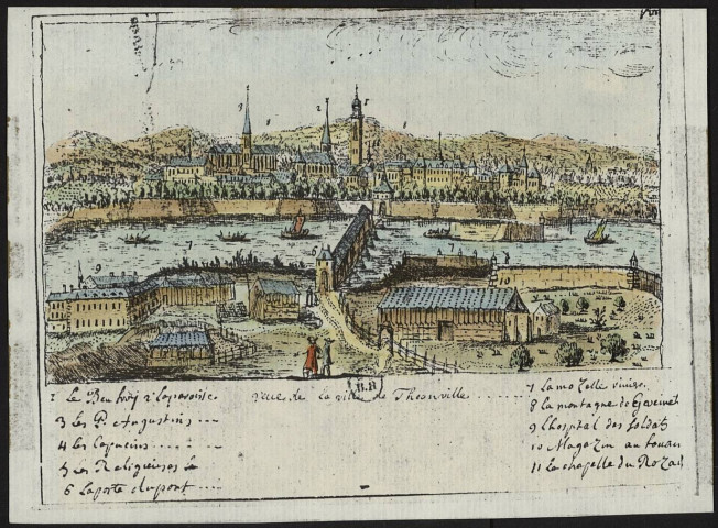 VUE DE LA VILLE DE THEONVILLE
