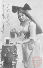 Cartes d'Autrefois (1890-1920) - Folklore et traditions - Alsace - La bière de l'Est