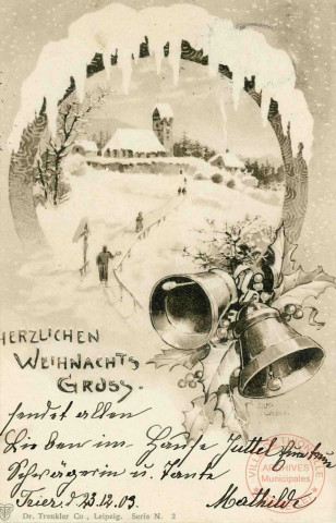 Herzlichen Weihnachts Gruss (Joyeux Noël)